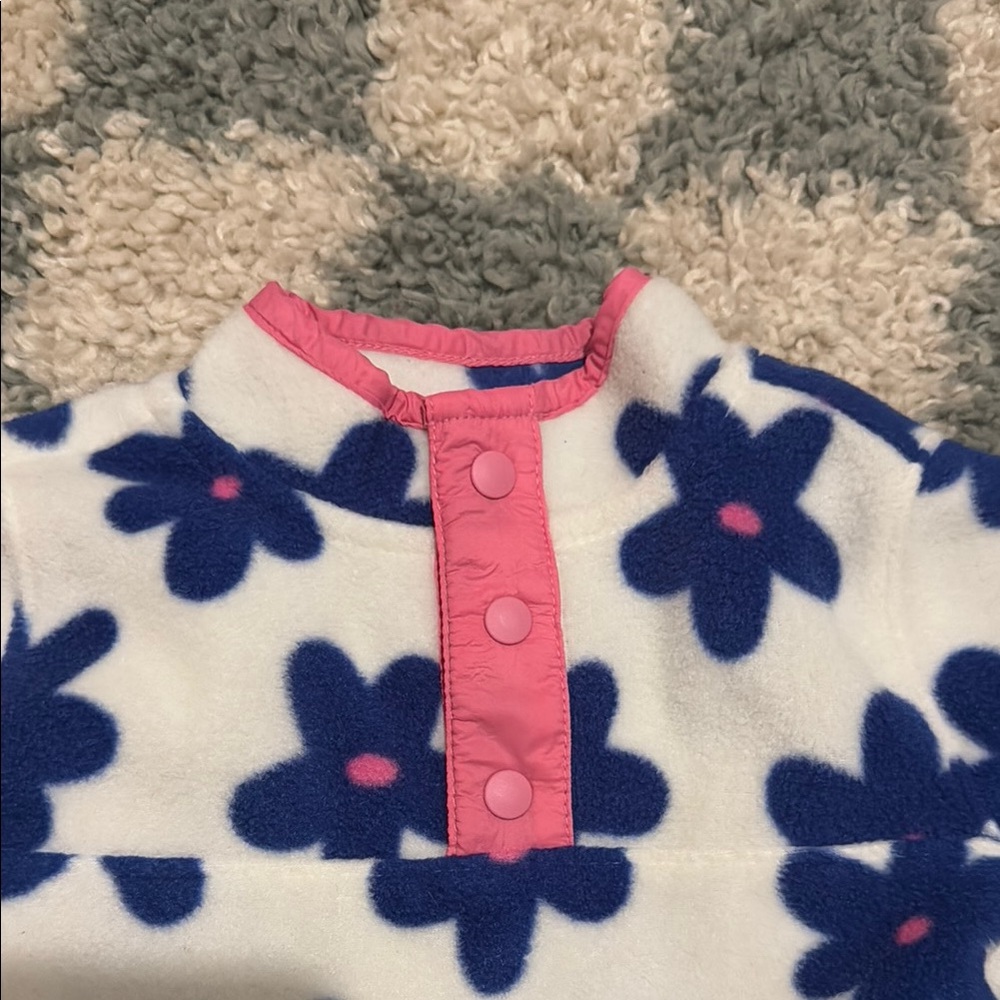 GAP Kids Floral Fleece - Pink and Blue